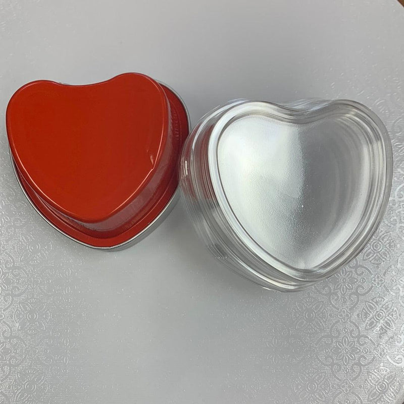 Red Heart Ramekin Cup with Lid 3.5oz