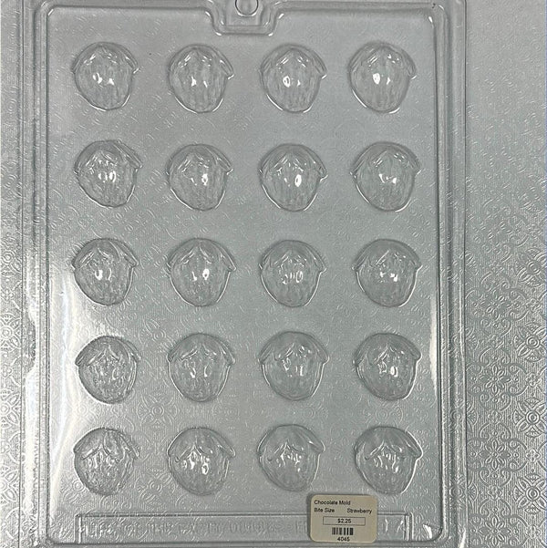 Chocolate Mold Strawberry Bitesize - Sweet Life Cake Supply