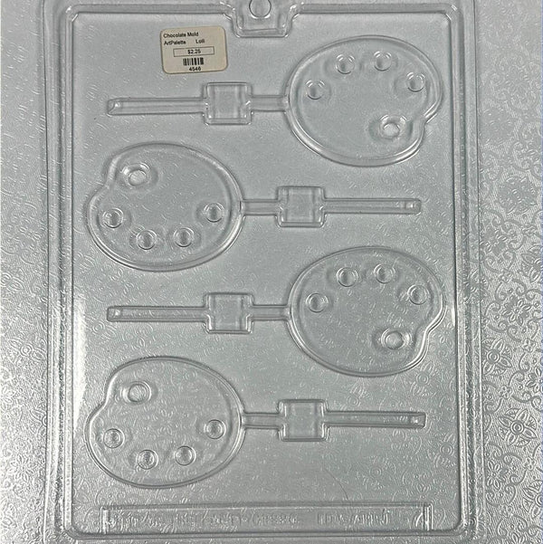 Chocolate Lollipop Mold Paint Palette - Sweet Life Cake Supply