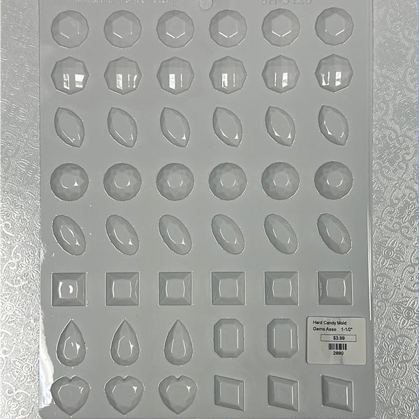Hard Candy Mold Jewels - Sweet Life Cake Supply
