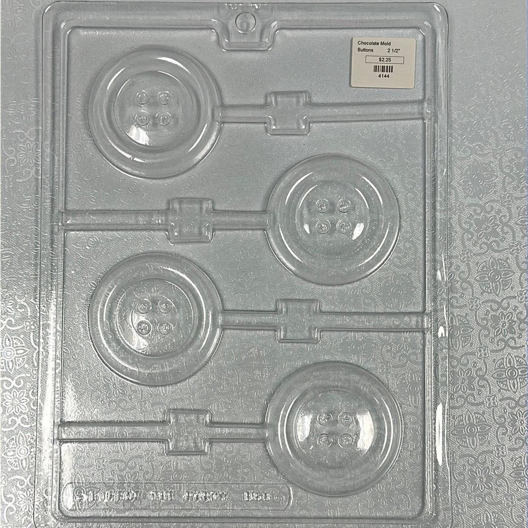Chocolate Lollipop Mold Buttons - Sweet Life Cake Supply