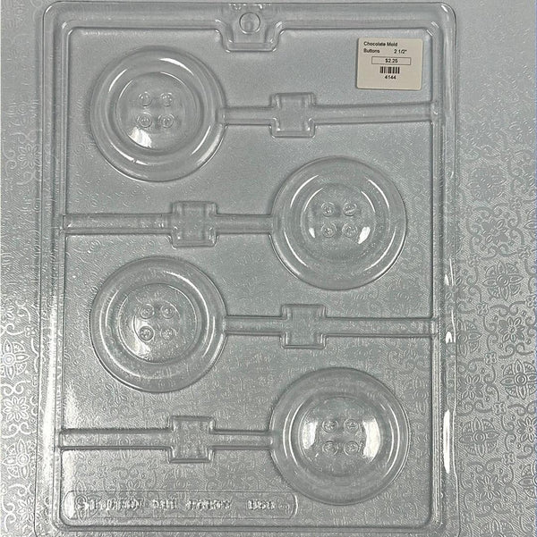 Chocolate Lollipop Mold Buttons - Sweet Life Cake Supply