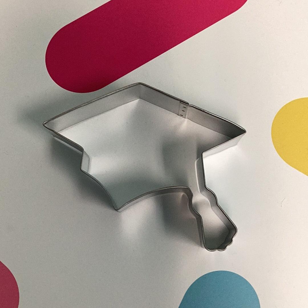 Cookie Cutter LG Grad Cap 4.5" - Sweet Life Cake Supply