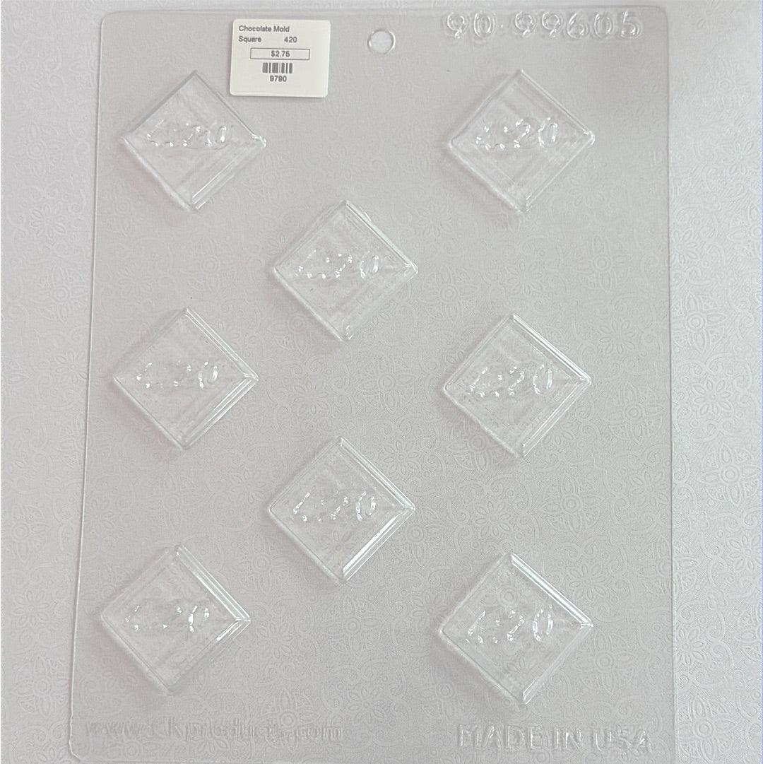Chocolate Mold 4:20 Square - Sweet Life Cake Supply