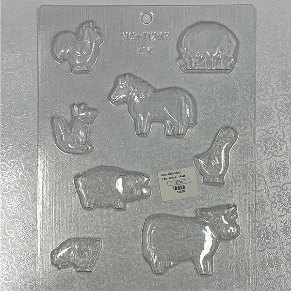 Chocolate Mold Farm Animals - Sweet Life Cake Supply