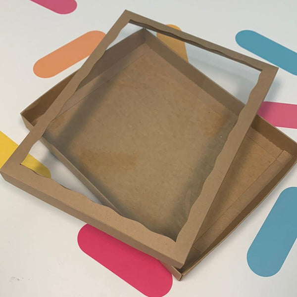 Brown/Brown Simplex Box Base and Top - Sweet Life Cake Supply