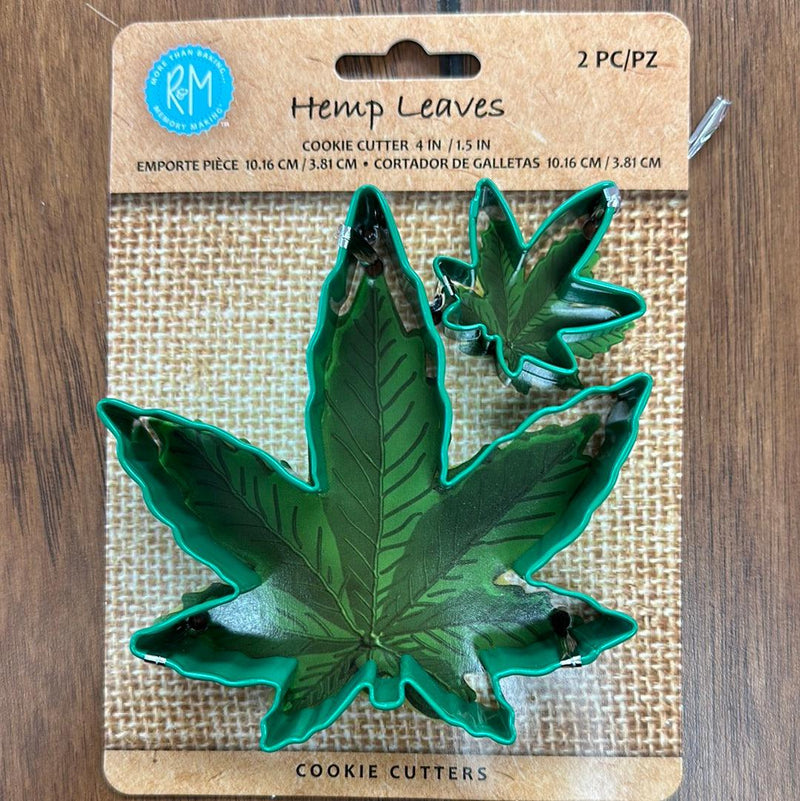 Cookie Cutter Hemp Leaves Cutter Carded