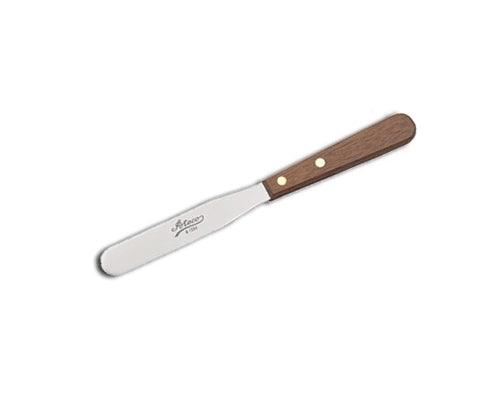 Ateco Wooden Handle Straight Spatula 4"