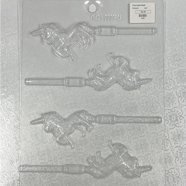 Chocolate Lollipop Unicorn - Sweet Life Cake Supply