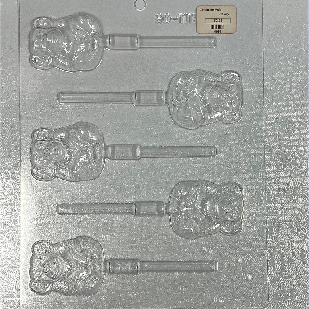 Chocolate Lollipop Mold Chimpanzee – Sweet Life Cake Supply