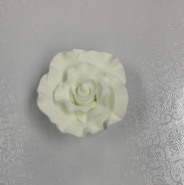 2” Formal Rose White* - Sweet Life Cake Supply