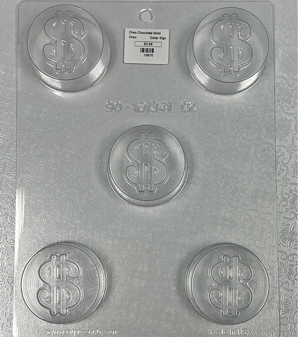 Chocolate Cookie Dollar Sign - Sweet Life Cake Supply