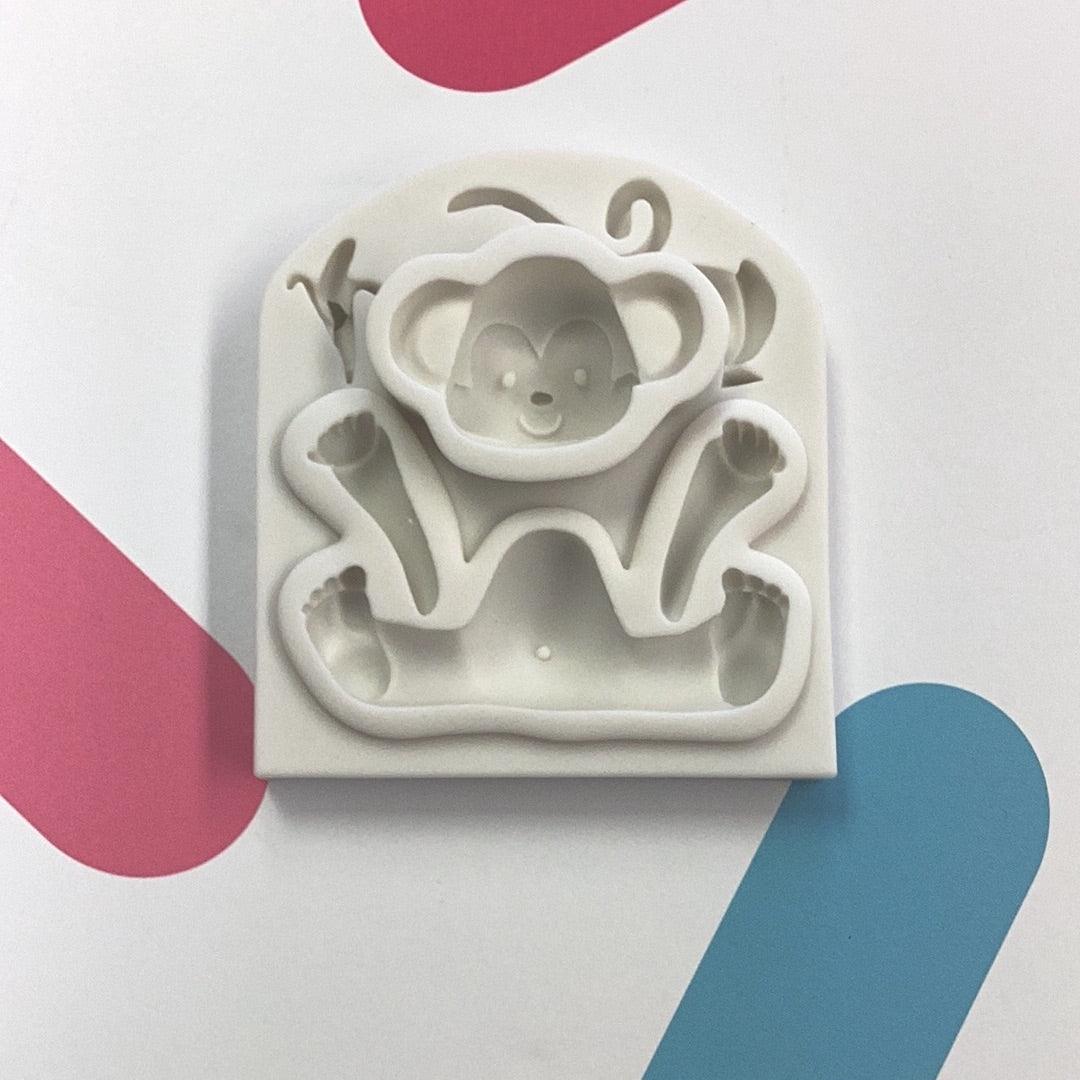 Silicone Mold 3D Monkey 1pc* - Sweet Life Cake Supply