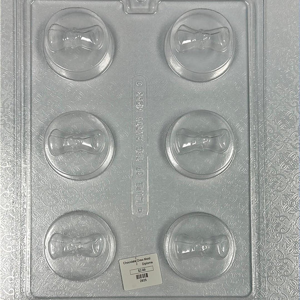 Chocolate Cookie Mold Grad Diploma - Sweet Life Cake Supply