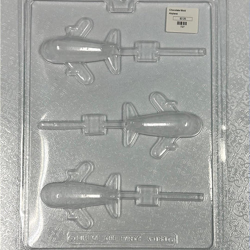 Chocolate Lollipop Mold Airplane - Sweet Life Cake Supply