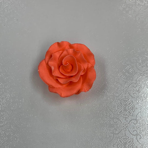 2” Formal Rose Coral* - Sweet Life Cake Supply