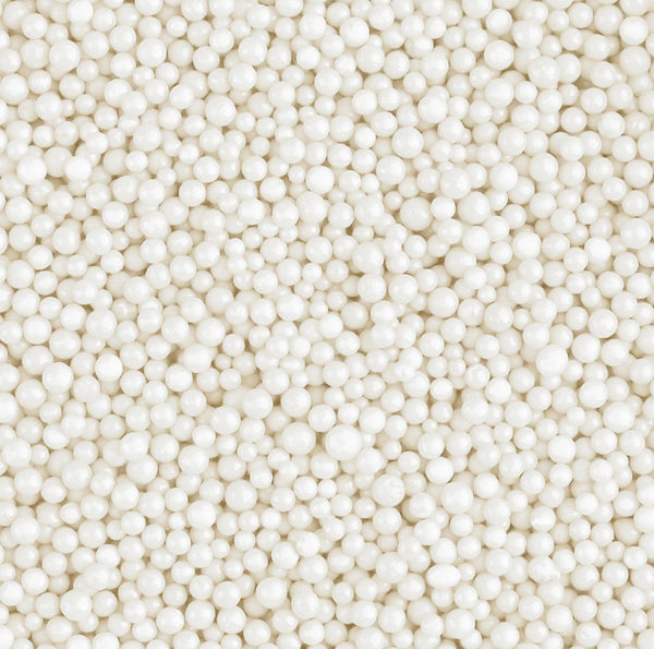 CAI White Non-Pareils - Sweet Life Cake Supply