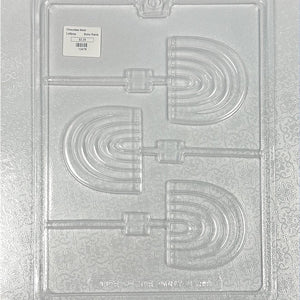 Chocolate Lollipop Mold Boho Rainbow - Sweet Life Cake Supply