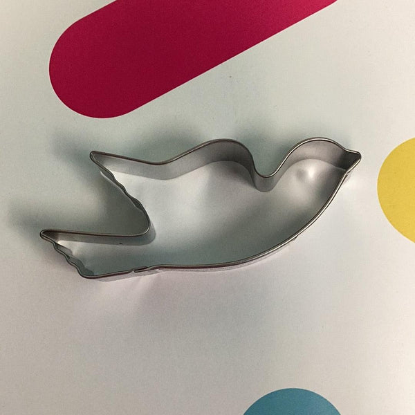 Cookie Cutter Flying Dove 4.5" - Sweet Life Cake Supply