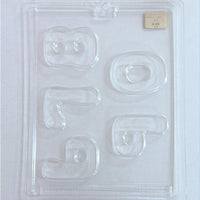 Chocolate Mold Numbers 6-0 - Sweet Life Cake Supply