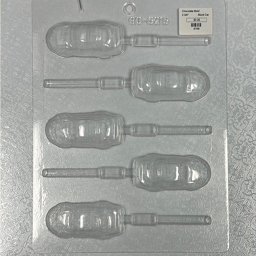 Chocolate Lollipop Mold Sports Car - Sweet Life Cake Supply