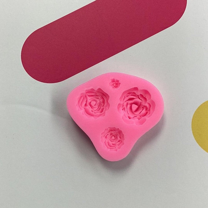 Silicone Mold Mini Rose 4 pcs*