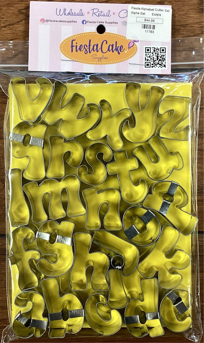 Fiesta Cookie Cutter Set Alphabet Estela