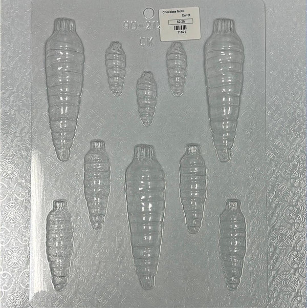 Chocolate Mold Carrot - Sweet Life Cake Supply