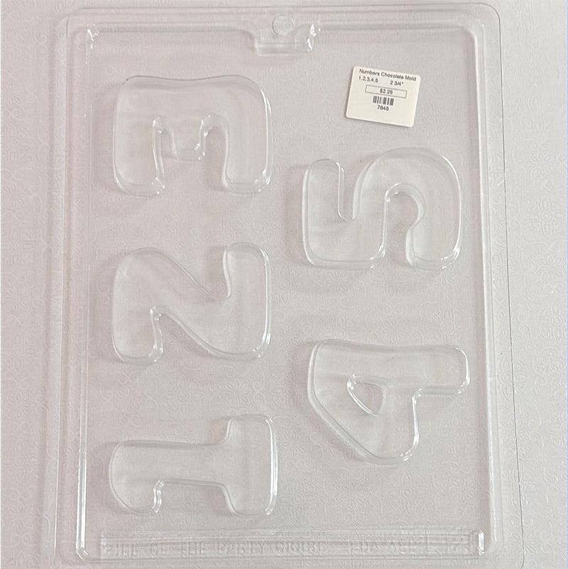 Chocolate Mold Numbers 1-5