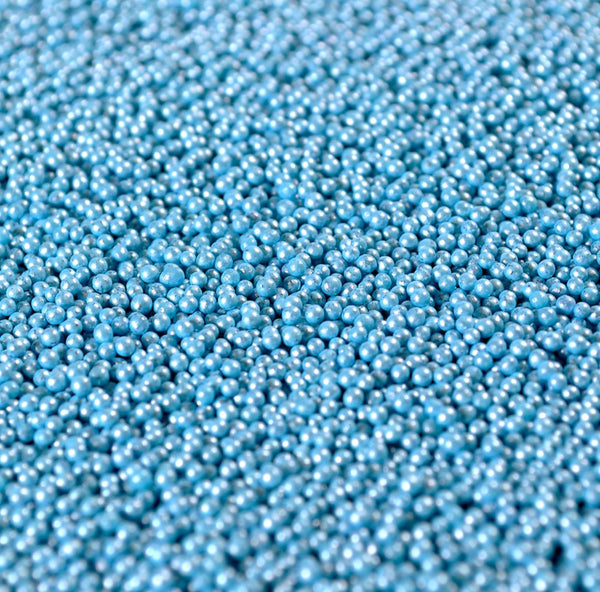 CAI Metallic Blue Non-Pareils - Sweet Life Cake Supply