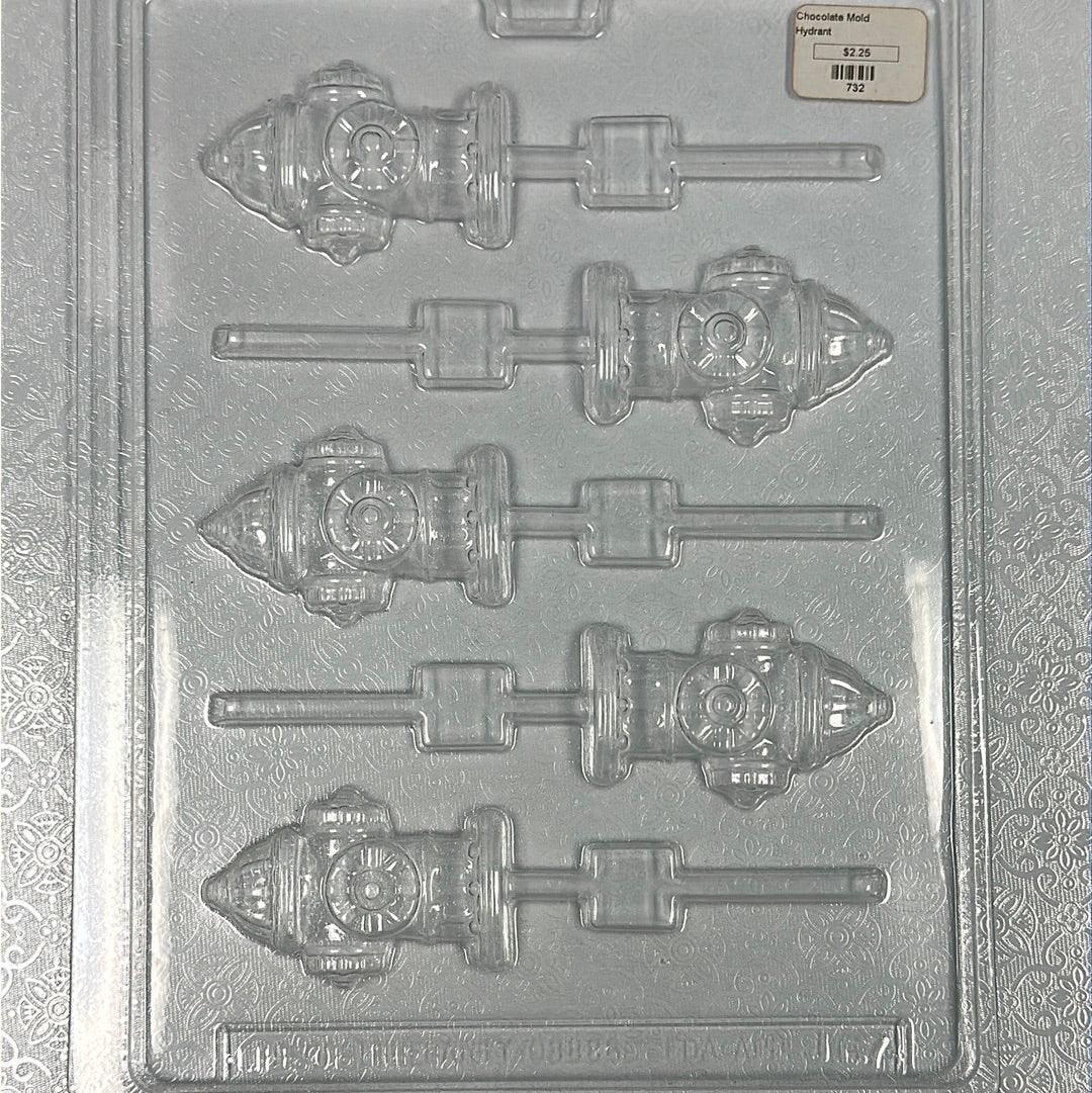 Chocolate Lollipop Mold Fire Hydrant - Sweet Life Cake Supply