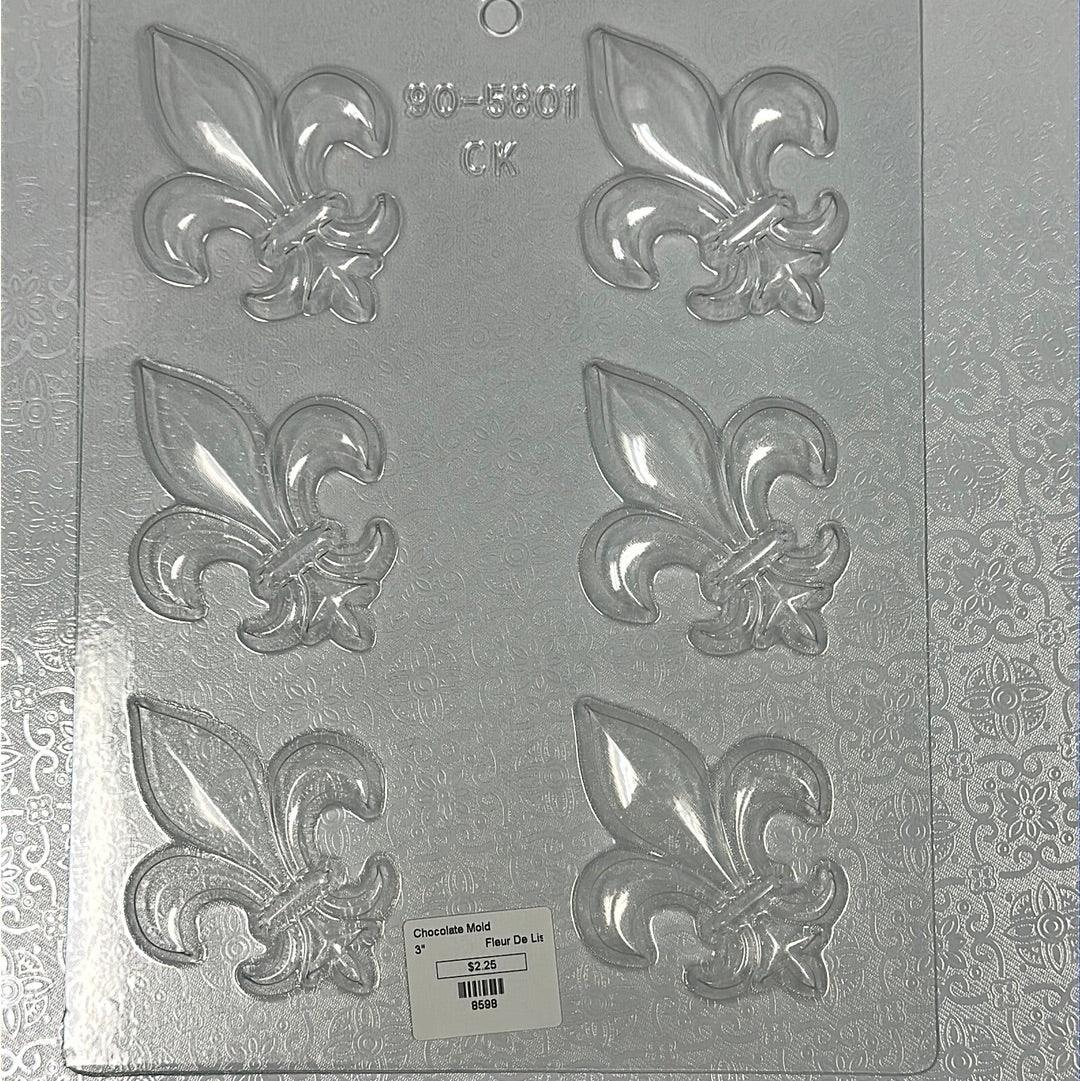 Chocolate Mold Fleur De Lis - Sweet Life Cake Supply