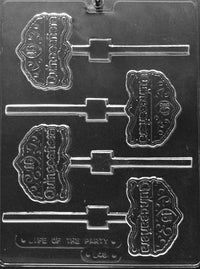 Chocolate Lollipop Mold Quincenera - Sweet Life Cake Supply