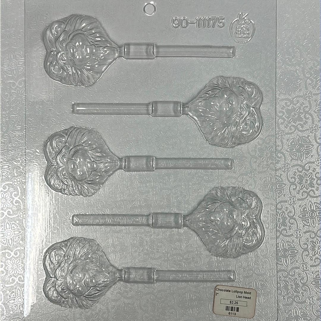 Chocolate Lollipop Mold Lion Head - Sweet Life Cake Supply
