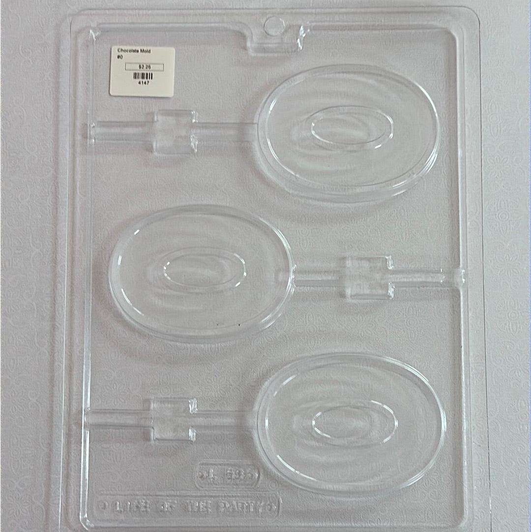 Chocolate Lollipop Mold #0 - Sweet Life Cake Supply