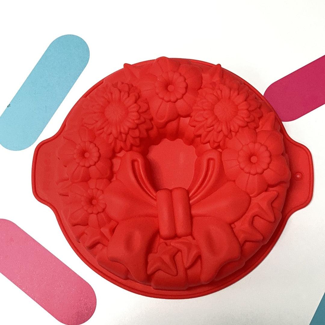 Silicone Mold Large 3D Flower Wreath* - Sweet Life Cake Supply