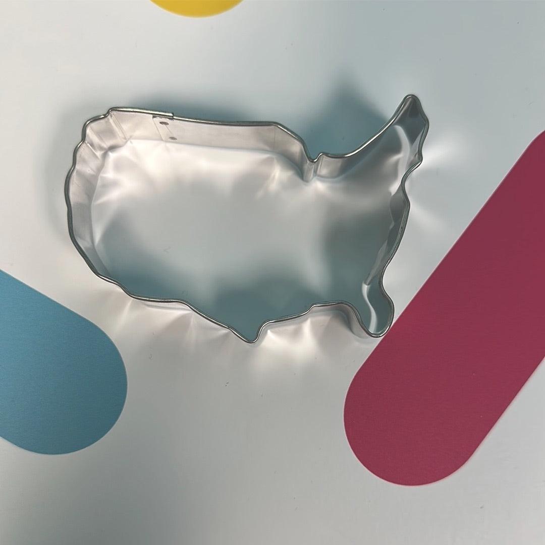 Cookie Cutter USA Map 4” - Sweet Life Cake Supply