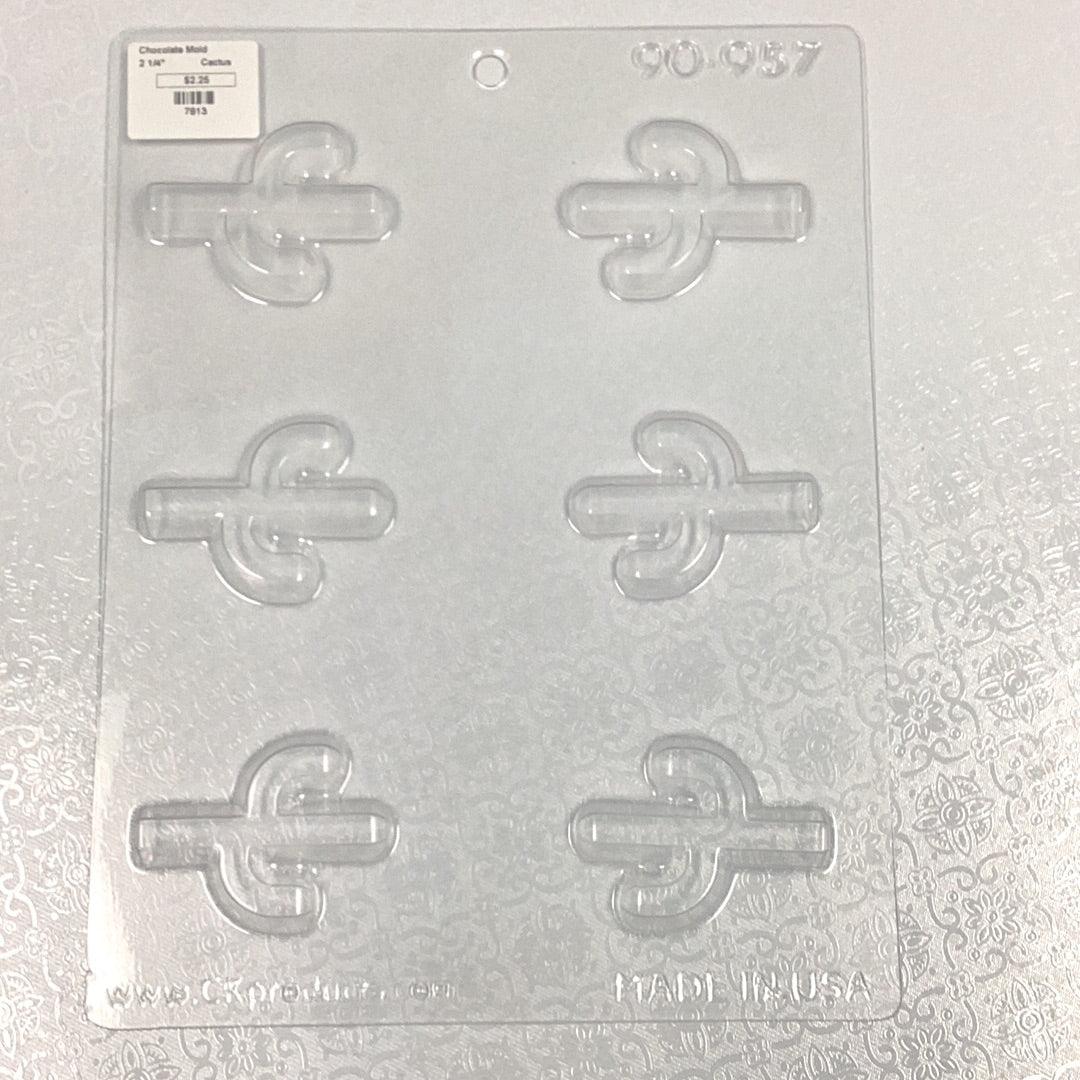 Chocolate Mold Cactus - Sweet Life Cake Supply