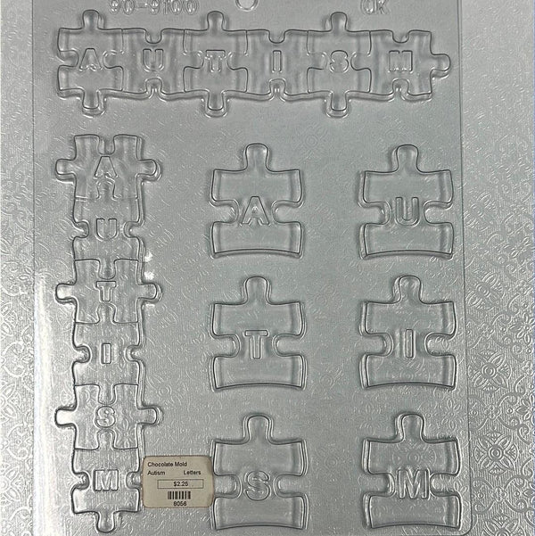 Chocolate Mold Puzzle Autism - Sweet Life Cake Supply