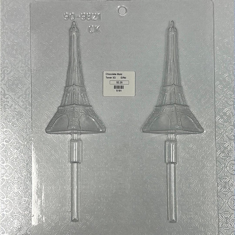 Chocolate Lollipop Mold Eiffel Tower