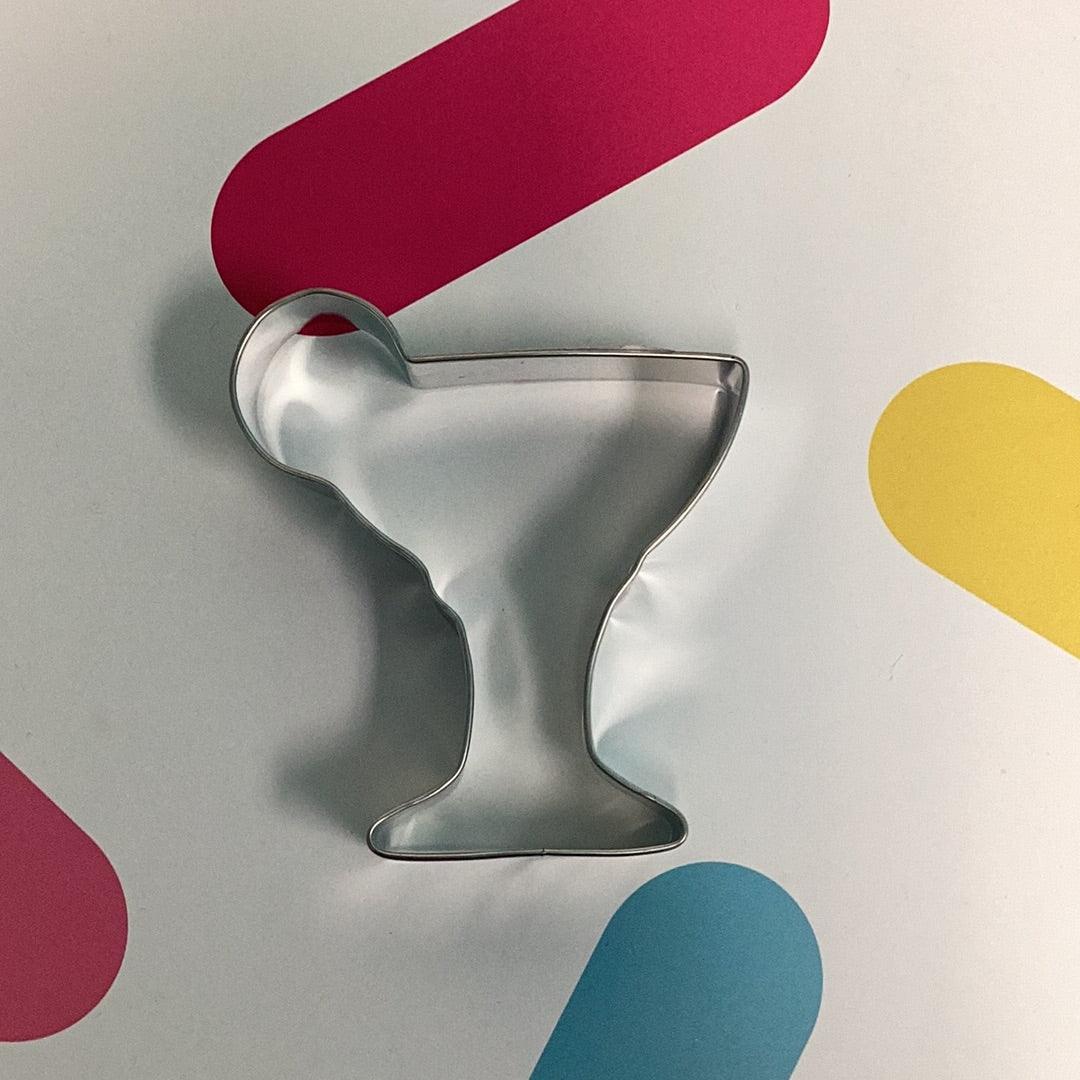 Cookie Cutter Margarita Glass with Lime 4" - Sweet Life Cake Supply