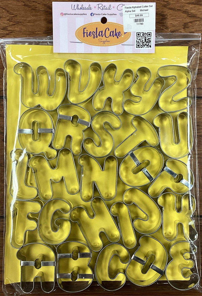 Fiesta Cookie Cutter Set Alphabet Michael