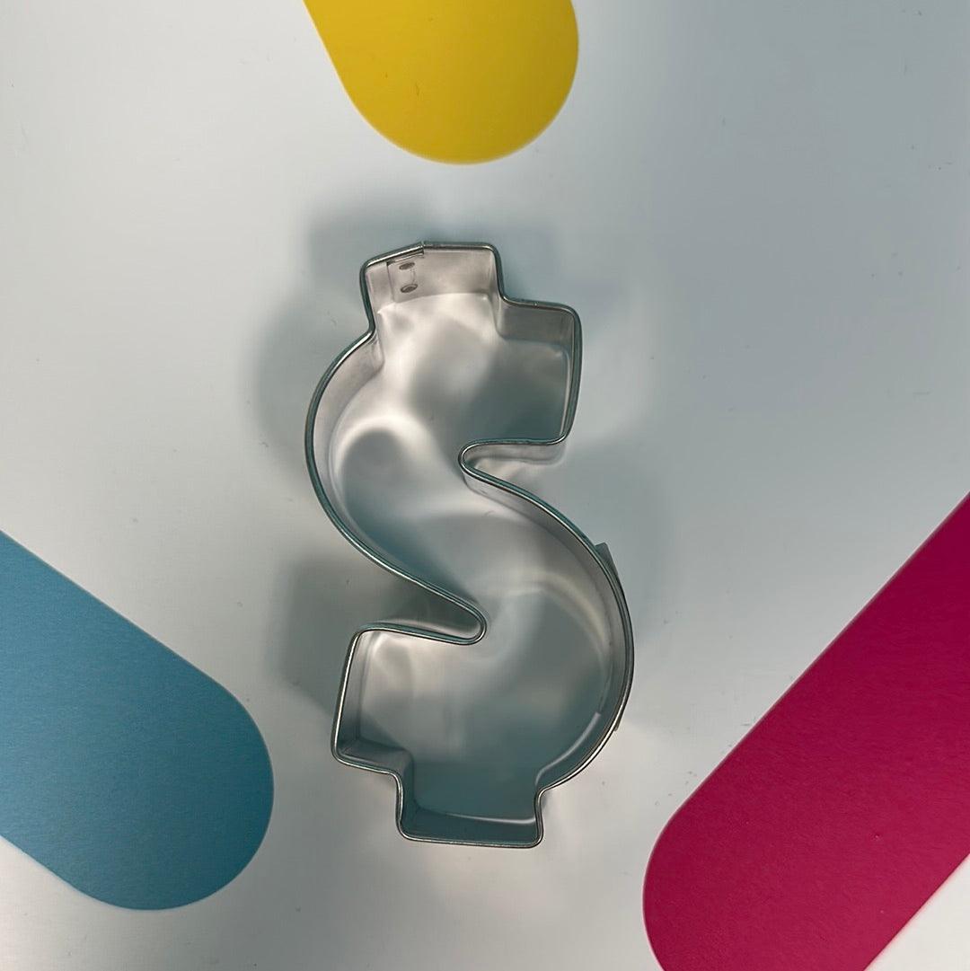 Cookie Cutter Dollar Sign 4" - Sweet Life Cake Supply