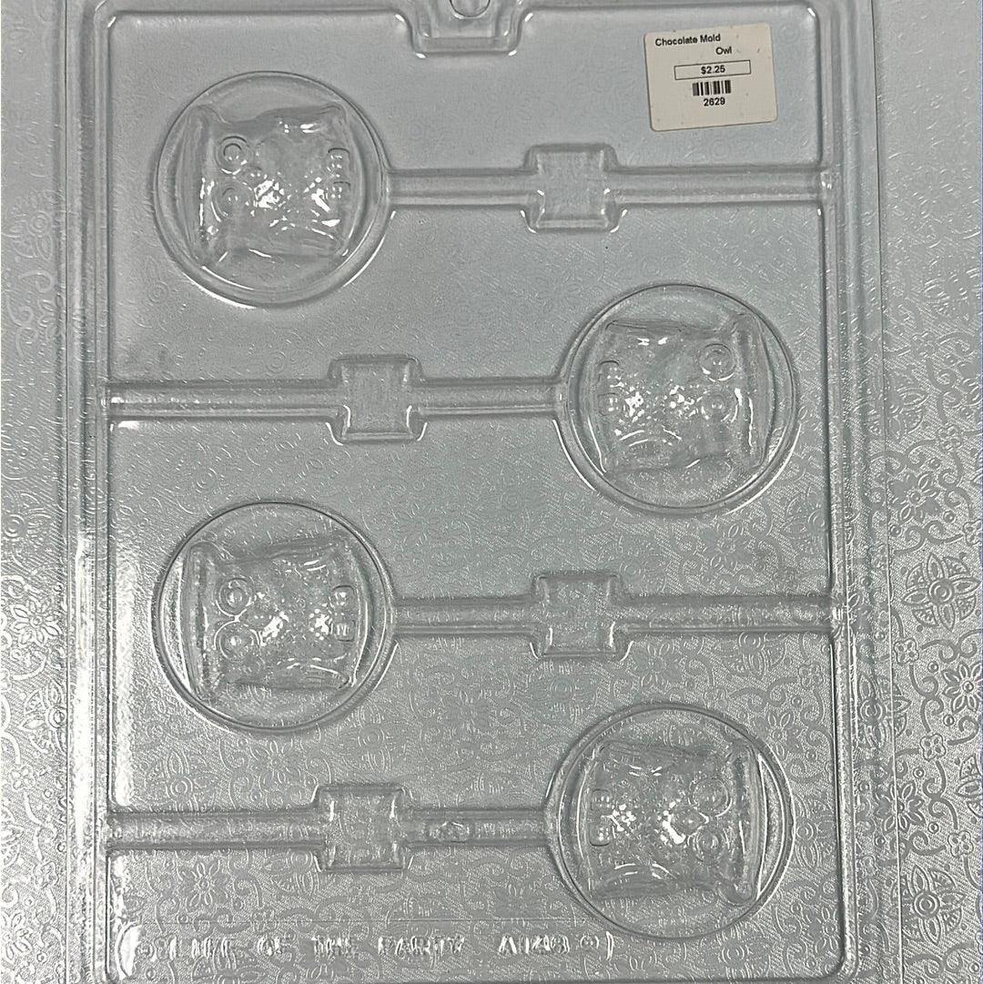 Chocolate Lollipop Mold Owl - Sweet Life Cake Supply