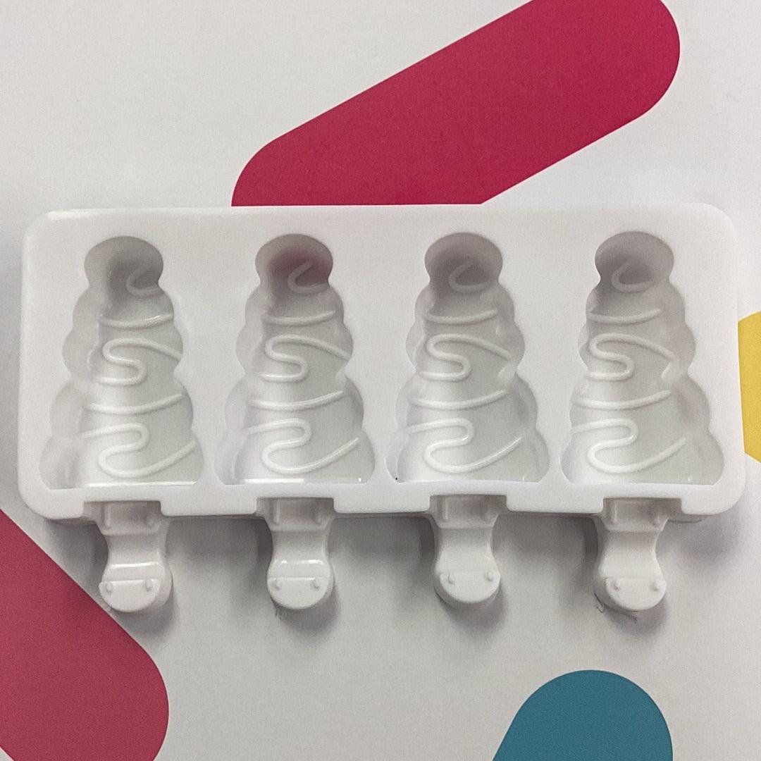 Silicone Mold Tree Swirl 4pcs* - Sweet Life Cake Supply