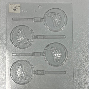 Chocolate Lollipop Mold Grad Cap - Sweet Life Cake Supply