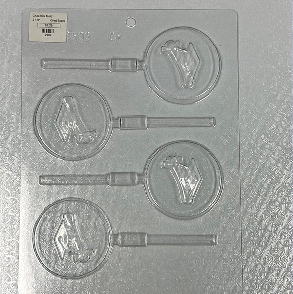 Chocolate Lollipop Mold Grad Cap - Sweet Life Cake Supply