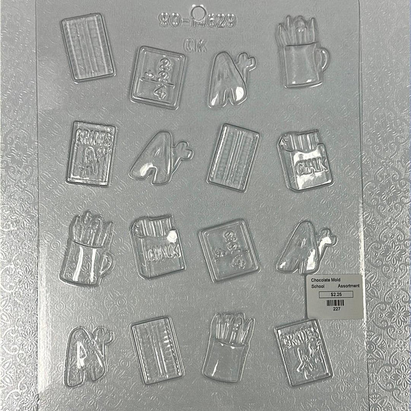 Chocolate Mold School Assortment