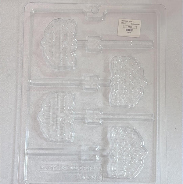 Chocolate Lollipop Mold Quincenera - Sweet Life Cake Supply