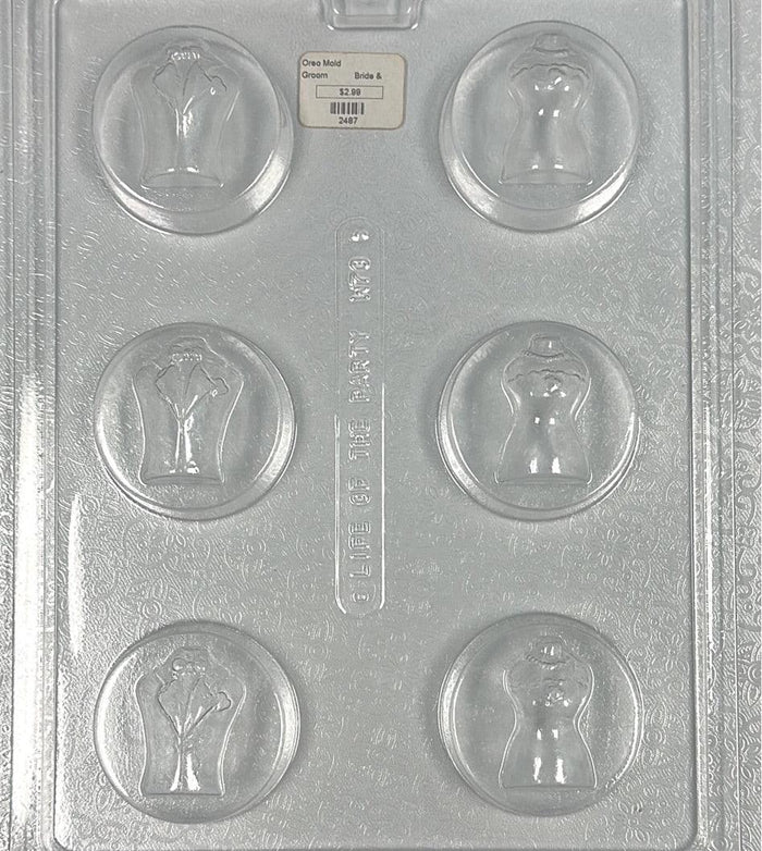 Chocolate Cookie Bride & Groom - Sweet Life Cake Supply